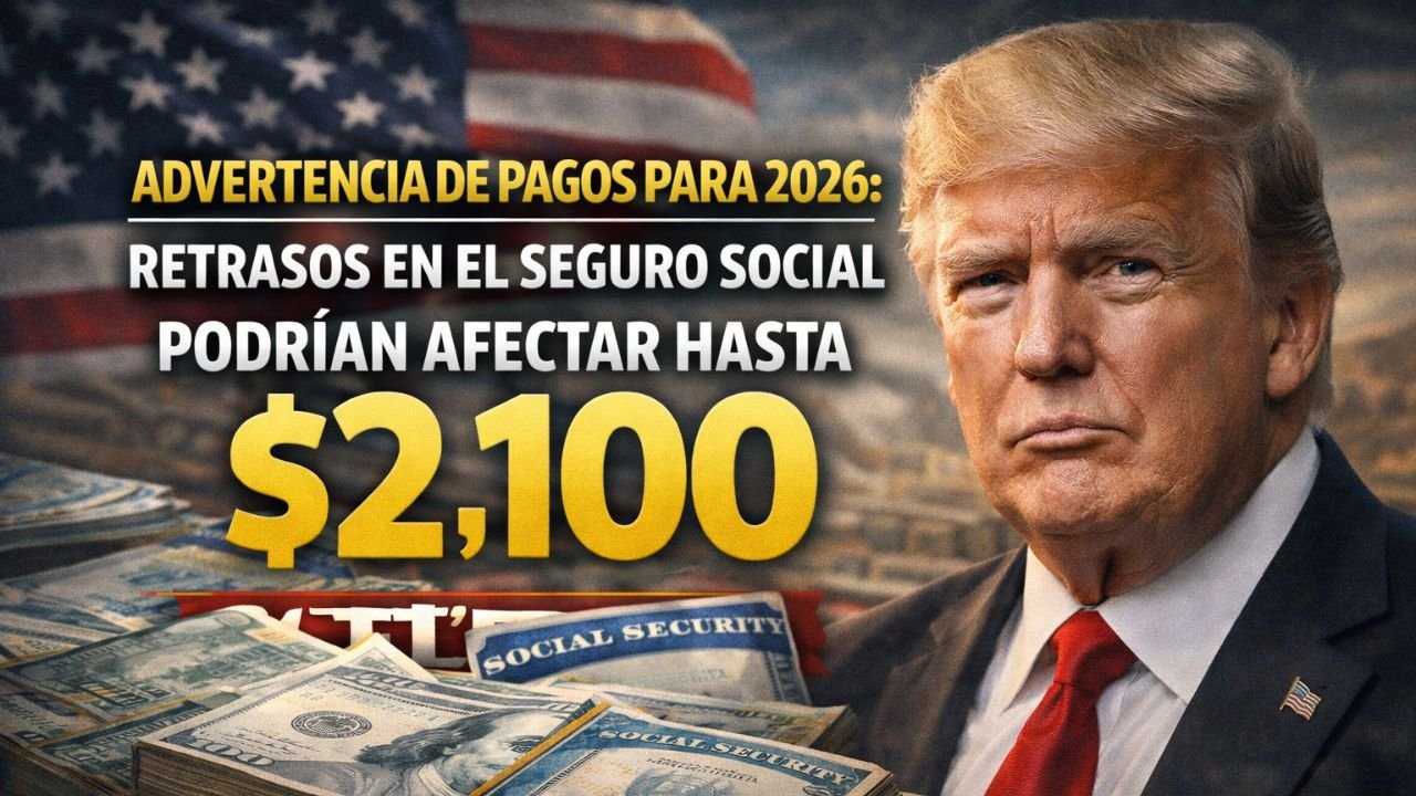 Advertencia de pagos para 2026: retrasos en el Seguro Social podrían afectar hasta $2,100