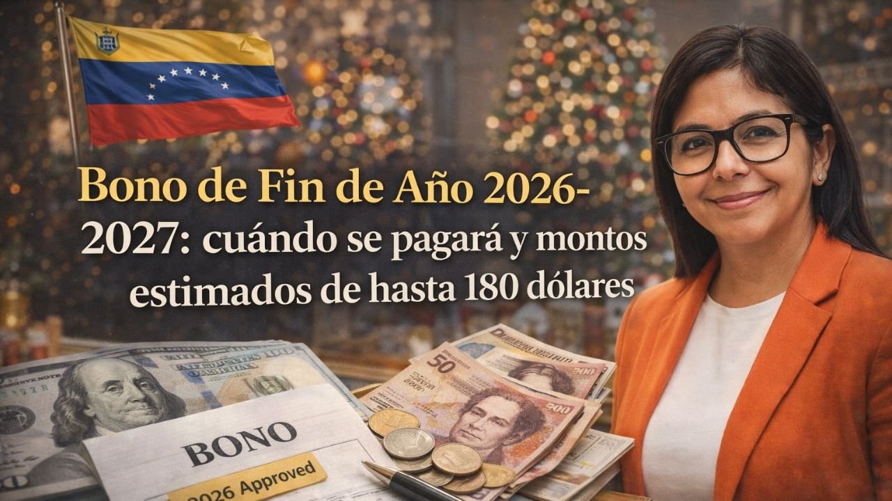 Bono de Fin de Año 2026-2027: cuándo se pagará y montos estimados de hasta 180 dólares