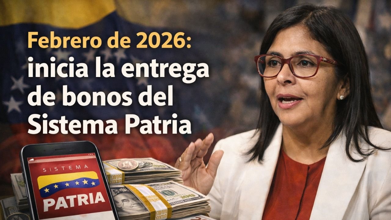Febrero de 2026: inicia la entrega de bonos del Sistema Patria