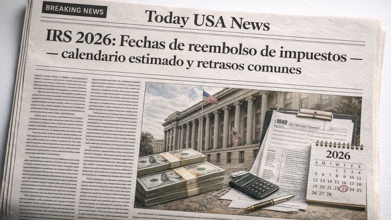 IRS 2026: Fechas de reembolso de impuestos — calendario estimado y retrasos comunes